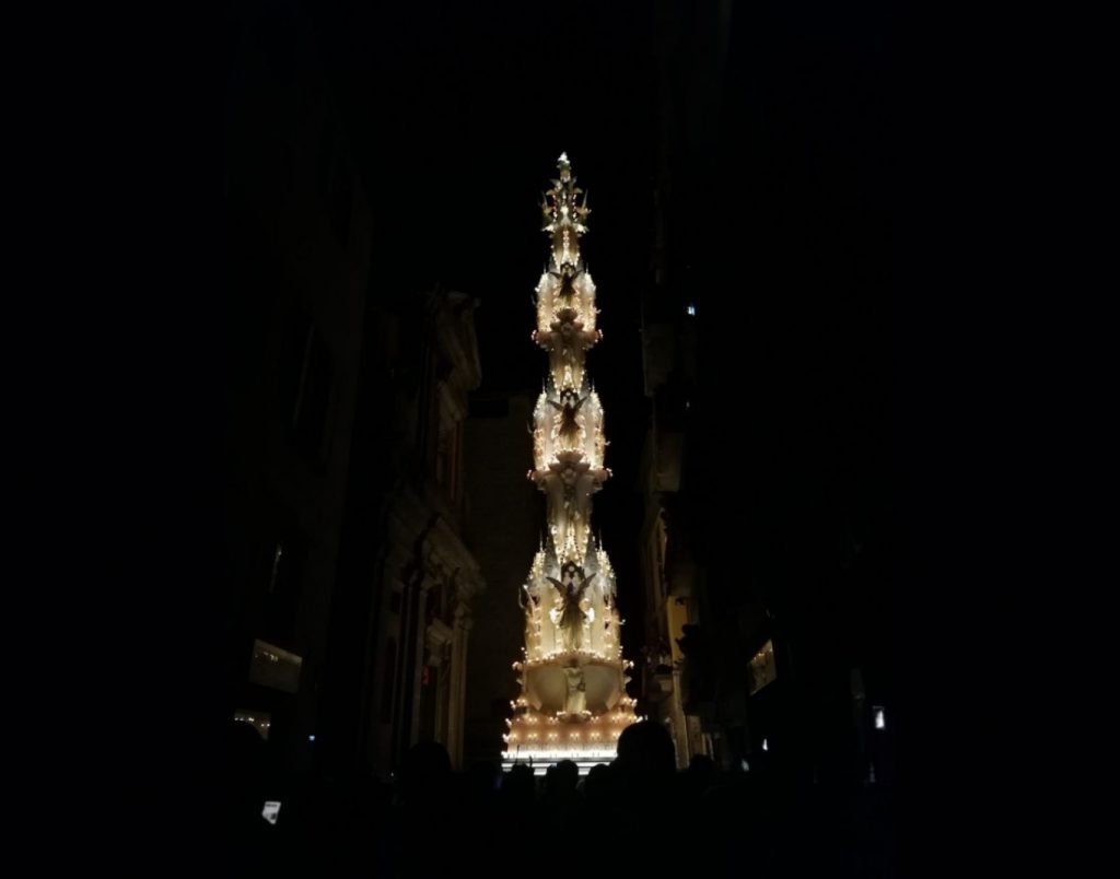 Il trasporto della Macchina di S. Rosa