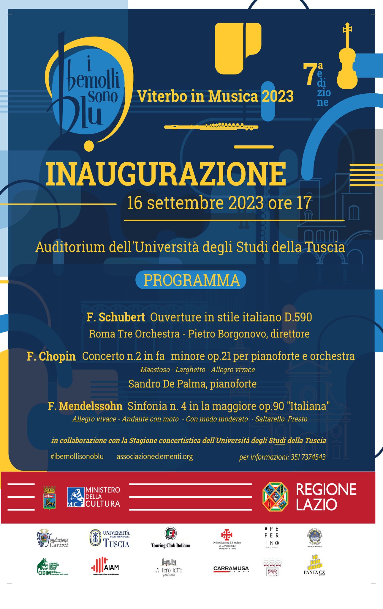 I bemolli sono blu Inaugurazione