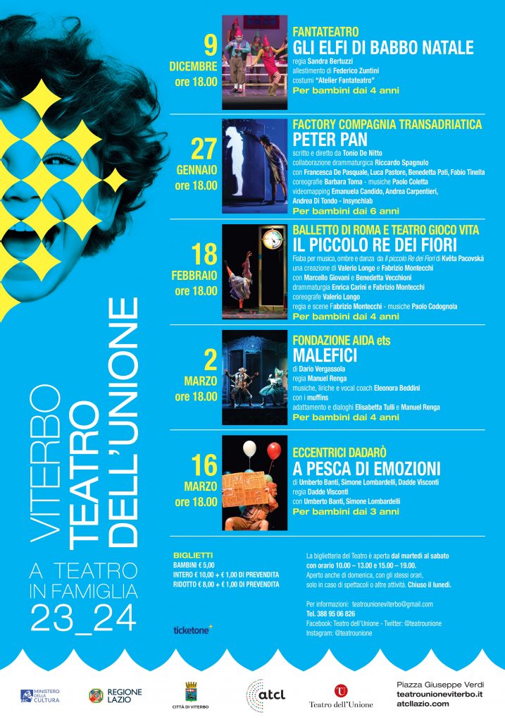 A teatro in famiglia programma